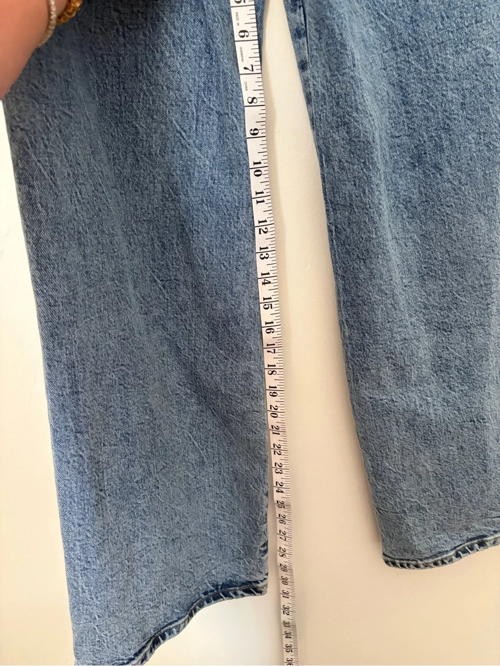 Pilcro Anthropologie Austyn Rhinestone Studded 27 High Rise Denim Jeans - Picture 8 of 13